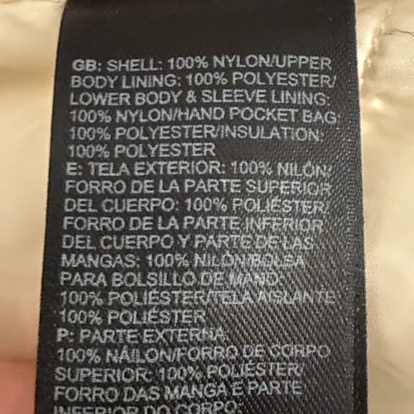 Th North Face Ivory Ski Snow Jacket Coat Hood Size XL - Picture 10 of 10